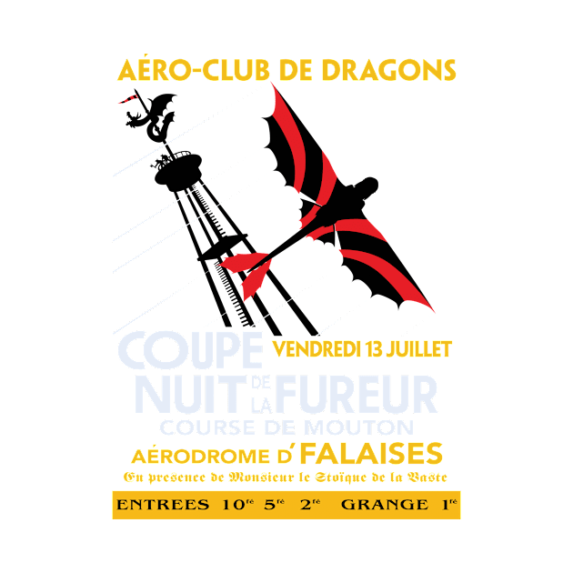 Aero Club De Dragons by crocktees