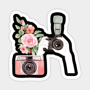 Beautiful Vintage Camera Collection Magnet