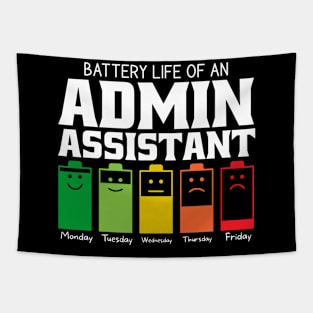 Battery Life Of An Admin Assistant Tapestry