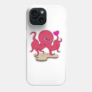 Octopus Heart Phone Case