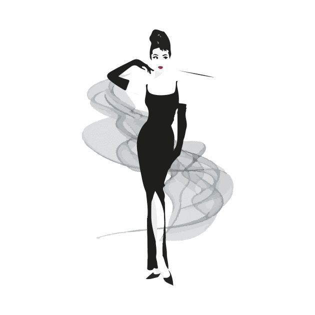 Audrey Hepburn by ivaostrogonac
