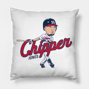 Chipper Jones Caricature Pillow