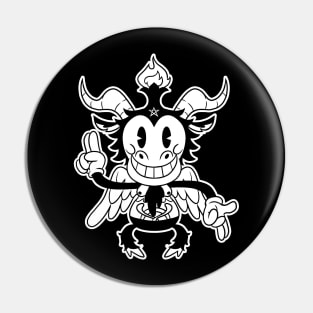 Cute kawaii Baphomet Cartoon Funny Pin