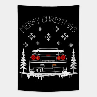 Skyline GT-R Christmas Tapestry