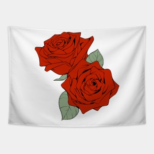 Red Roses Tapestry