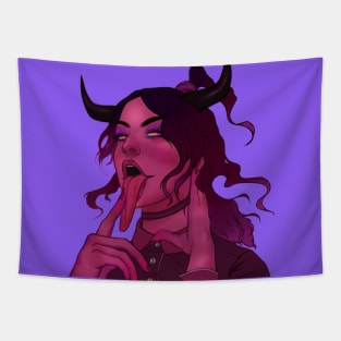 Regal Gluttonous Demon Tapestry