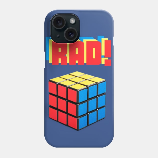 RAD CUBE Phone Case by TJWDraws