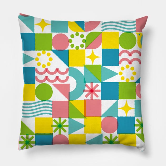 Pattern01 Pillow by shunsukesatake