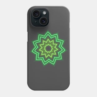 Green Neon Graphic Phone Case