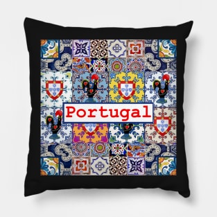 Portuguese folk art Pillow