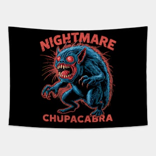 Nightmare Chupacabra Tapestry