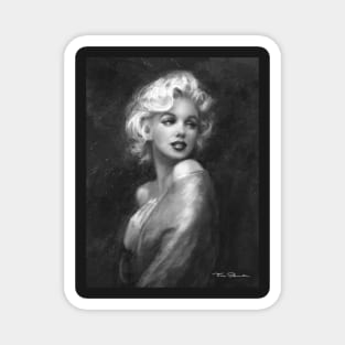 Theo's Marilyn WW black-white Magnet