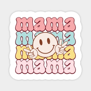 Mama Mama Smiley Face Magnet