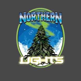 Northern Lights Cannabis Strain Art T-Shirt