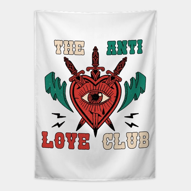 The Anti Love Club Tapestry by MZeeDesigns