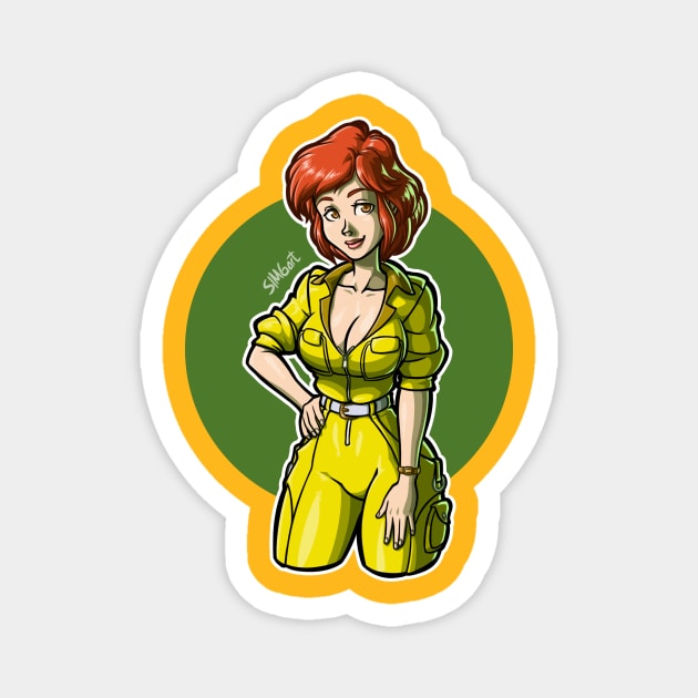 April O'Neil Magnet by elmagosimg@gmail.com