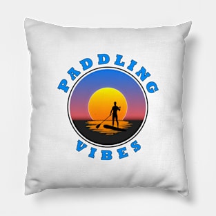 Paddling Vibes - Sun - Paddle Boarder Pillow