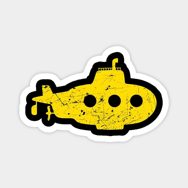 yellow submarine Magnet by quardo