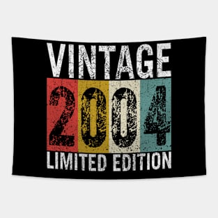 19 Years Old Vintage 2004 Limited Edition 19th Birthday gift Tapestry