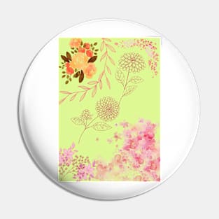 flower rush Pin