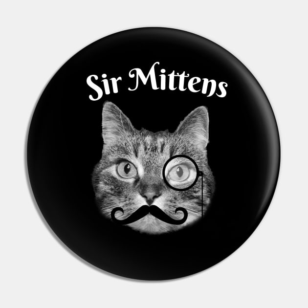 Sir Mittens Pin by Purrfect