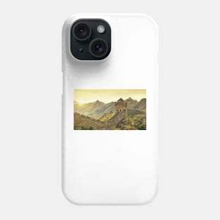 Great Wall of China Abstract Painting Phone Case