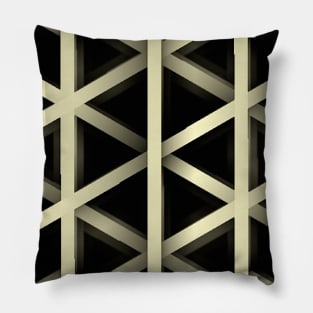 Geometric Futures #15 - Pattern Modular Synth Glitch Artwork Pillow