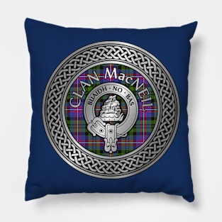 Clan MacNeil Crest & Tartan Knot Pillow