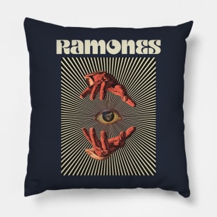 Hand Eyes Ramones Pillow