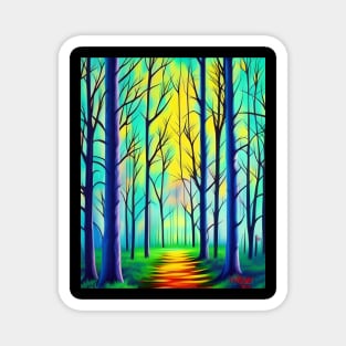 Beautiful Forest Magnet