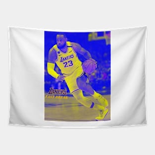 Lakers Fast Break Tapestry