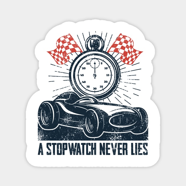 A Stopwatch Never Lies Magnet by Blurrr