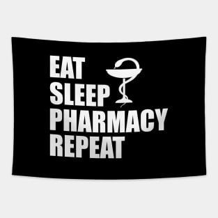 Pharmacist - Eat sleep pharmacy repeat Tapestry