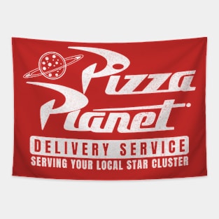 Vintage Pizza Planet Tapestry