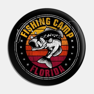 Fishing Camp Florida summer vacation 2021 gifts Pin