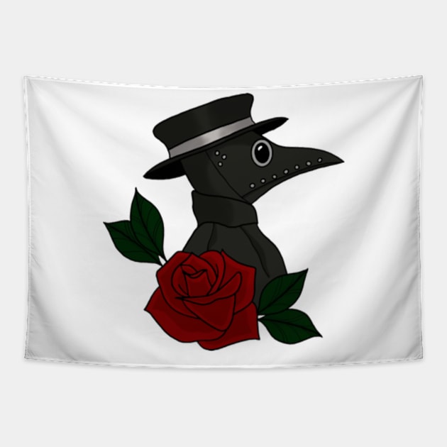 Plague Doctor Tapestry by servizzico