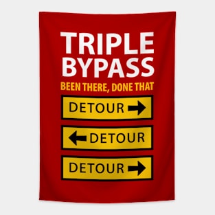 Triple Bypass Survivor Tapestry