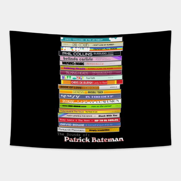 The Sounds of Patrick Bateman ))(( American Psycho Fan Tapestry by darklordpug