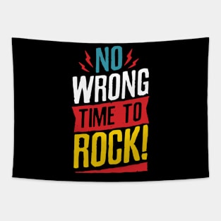 No Wrong Time To Rock Tapestry