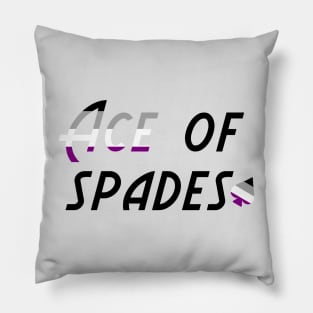 Ace of Spades Spade Asexual Pillow