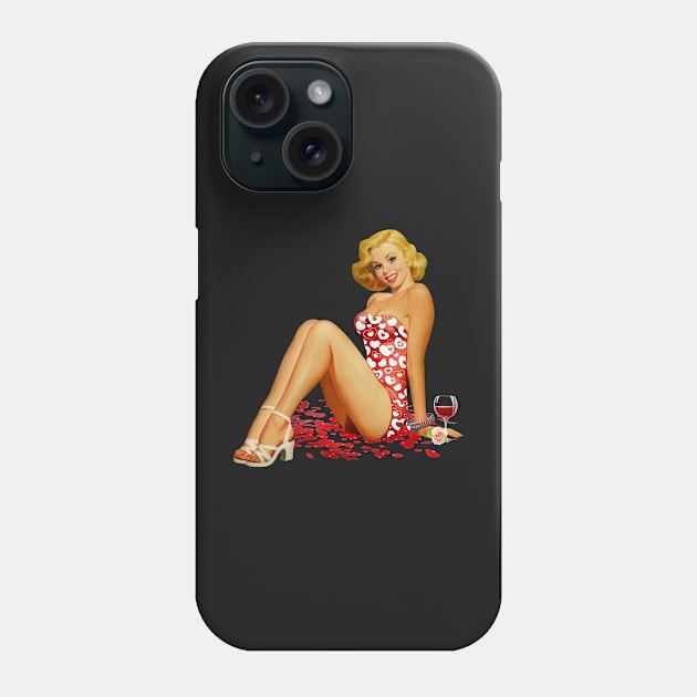 Pin Up - Blonde Phone Case by Bootyfreeze