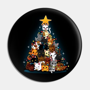 Christmas Kittens Pin