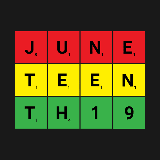 Juneteenth Scrabble by umarhahn