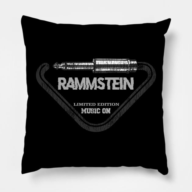 RAMMSTEIN Pillow by artcaricatureworks