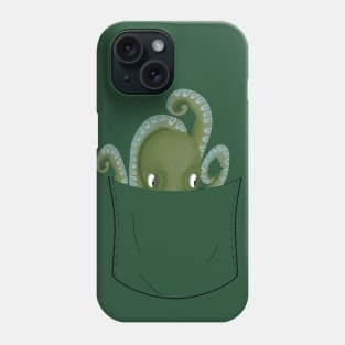 Peeking Pocket Pet - Octopus Phone Case