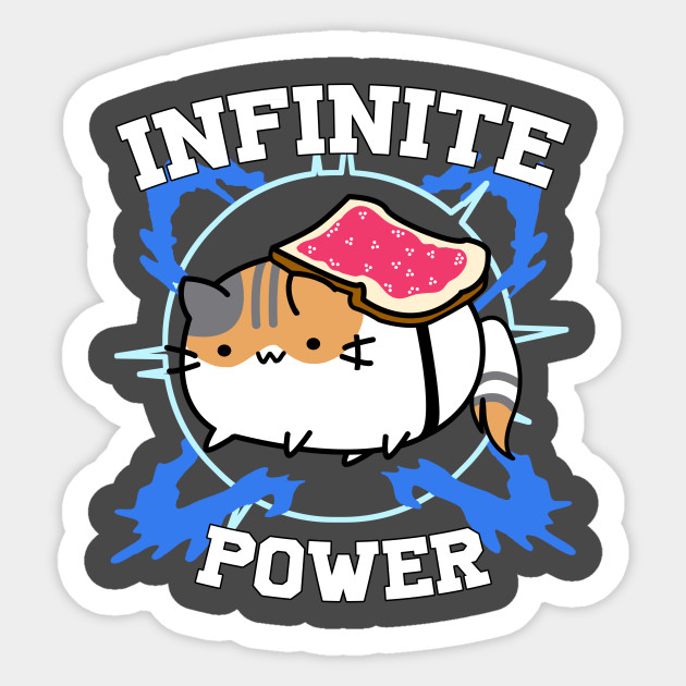 Infinite power - vr.1 - Cats - Sticker