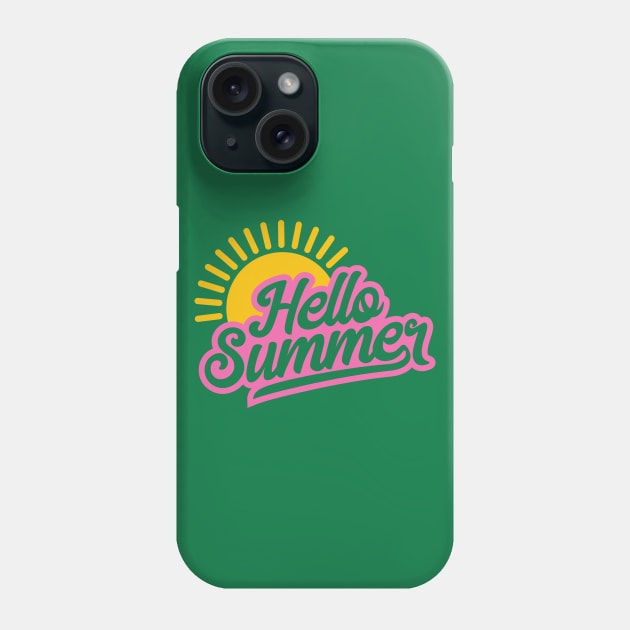 Hello summer Phone Case by Sabahmd