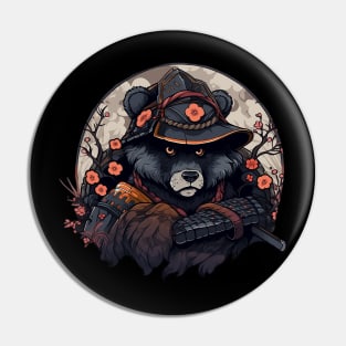 bear samurai Pin