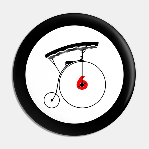 Penny Farthing Pin by cunningmunki