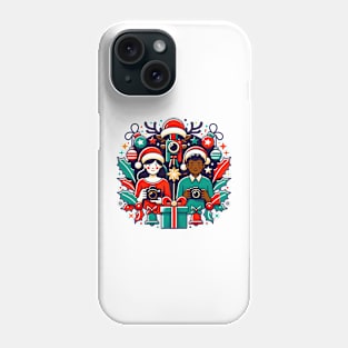 Photographer in Christmas Phone Case